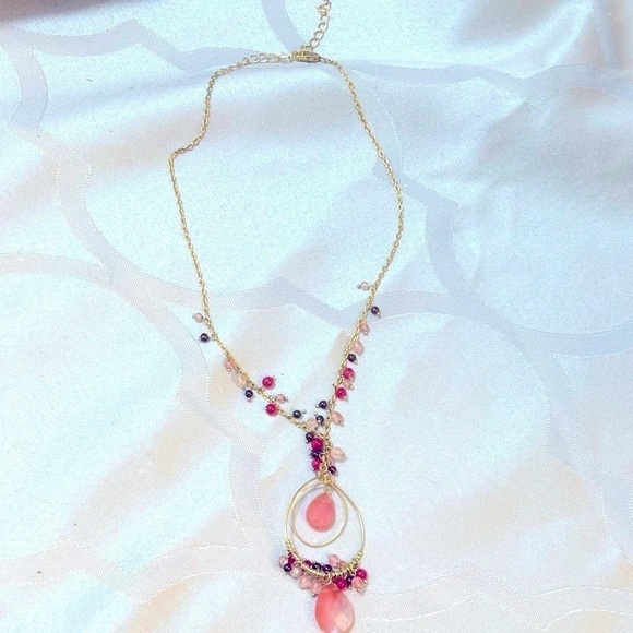 Women’s pretty boho beads and stone necklace in excellent condition. - Picture 4 of 6